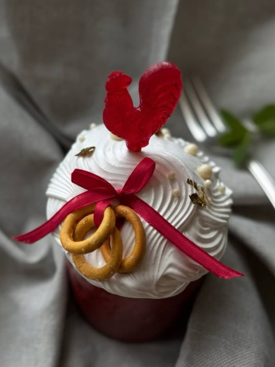 Фото Кулич творожный